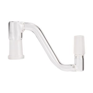 14mm female to 14mm male side step glass adapter