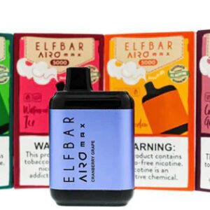 elf bar airo max 5000 puffs bold 50 strawberry kiwi ice