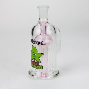 xtreme 5" glass bong tree arms diffuser ash catcher