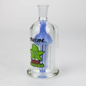 xtreme 5" glass bong tree arms diffuser ash catcher