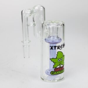 xtreme 5" glass bong showerhead diffuser ash catcher