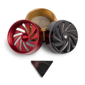 groove 4 piece cnc grinder/sifter