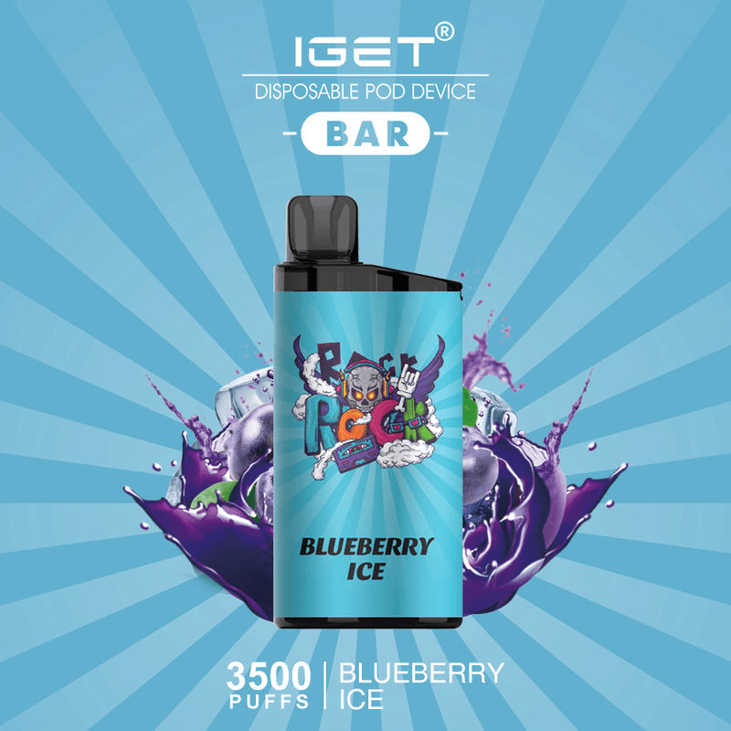 iget bar blueberry ice 3500 puffs disposable vape iget bar blueberry ice 3500 puffs disposable vape