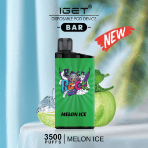 iget bar melon ice 3500 puffs disposable vape