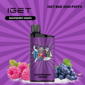 iget bar raspberry grape 3500 puffs