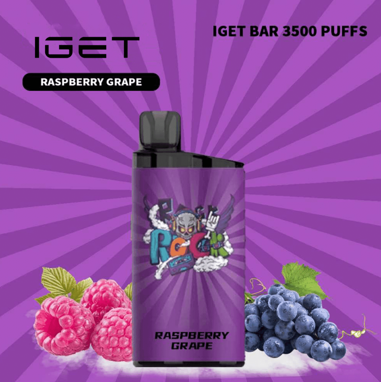 iget bar raspberry grape 3500 puffs iget bar raspberry grape 3500 puffs