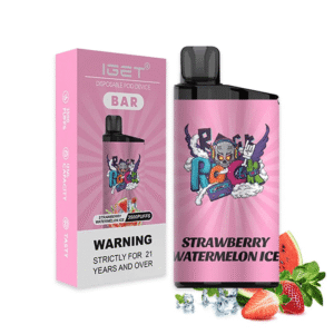 iget bar strawberry watermelon ice 3500 puffs disposable vape