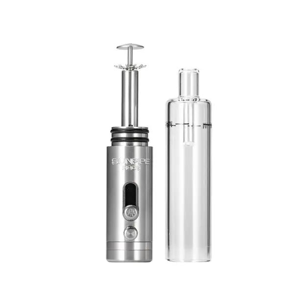 the sunakin sunpipe h2og stainless steel & glass waterpipe the sunakin sunpipe h2og stainless steel & glass waterpipe