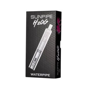 the sunakin sunpipe h2og stainless steel & glass waterpipe
