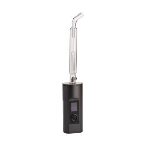 bent bubbler mouthpiece for arizer solo 2, solo 2 max, solo 3 vaporizer