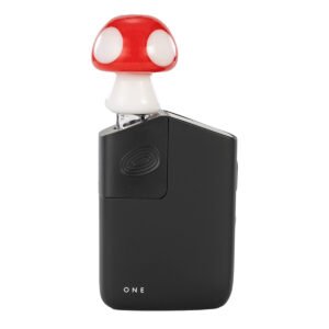 potv x empire glass red & white mushroom