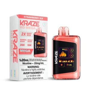 kraze hd mega – disposable vape (20k)