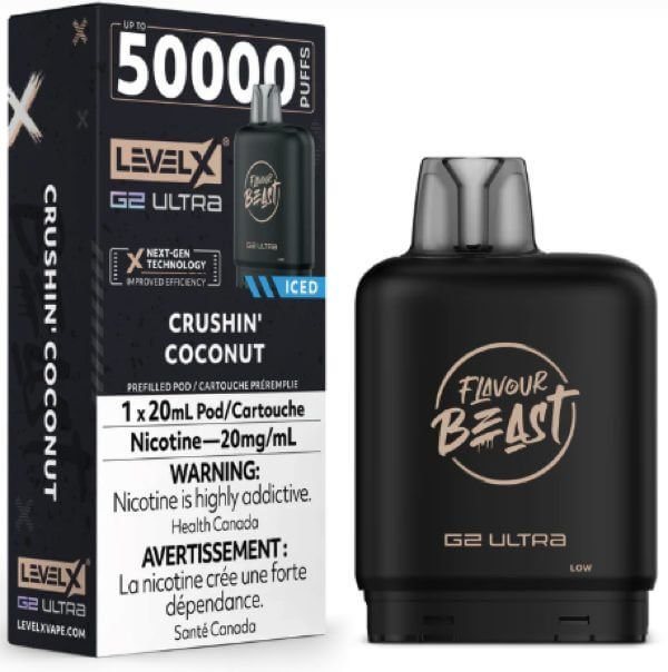 level x g2 ultra – flavour beast pods (50k) level x g2 ultra – flavour beast pods (50k)