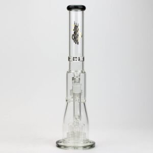 17.5 inches h2o glass water bong with shower head percolator