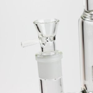 17.5 inches h2o glass water bong with shower head percolator