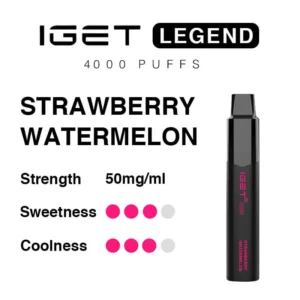 iget legend 4000 puffs strawberry watermelon