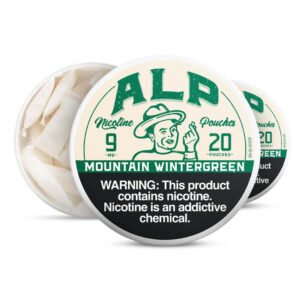 alp mountain wintergreen 9mg nicotine pouches