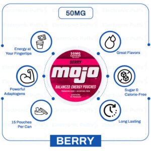 mojo caffeine energy pouch – berry
