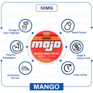 mojo caffeine energy pouch – mango