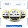 Nic Nac Lemon 3mg Nicotine Pouches – 5 Cans import placeholder for 6354
