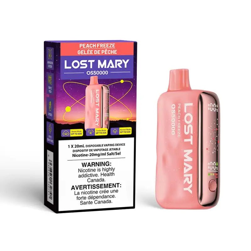 peach freeze flavour lost mary os50000 disposable vape new peach freeze flavour lost mary os50000 disposable vape new