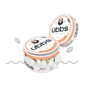 Übbs peach passion nicotine pouches