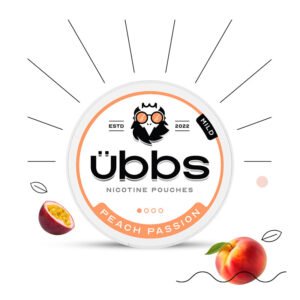 Übbs peach passion nicotine pouches