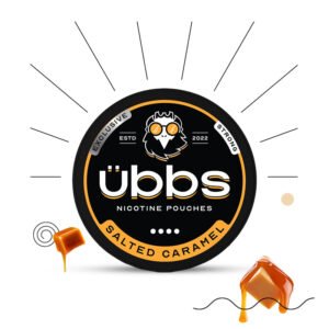 Übbs salted caramel nicotine pouches