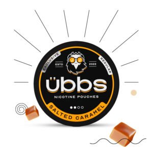 Übbs salted caramel nicotine pouches