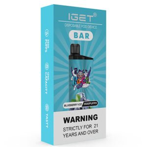 blueberry ice iget bar