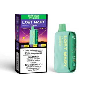 citra shock flavour lost mary os50000 disposable vape new