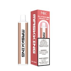 peach ice maskking super cc 3000 nicotine free disposable