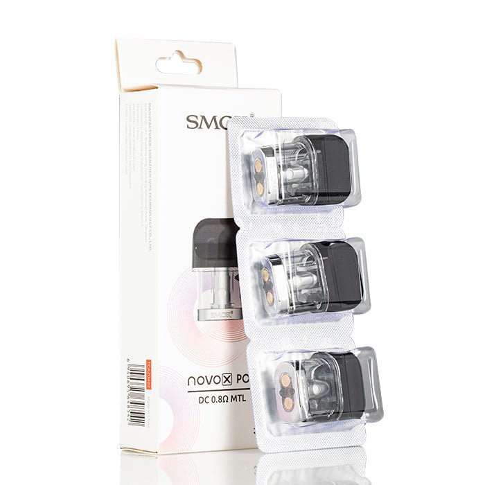 smok novo x replacement pods (3 pack) smok novo x replacement pods (3 pack)